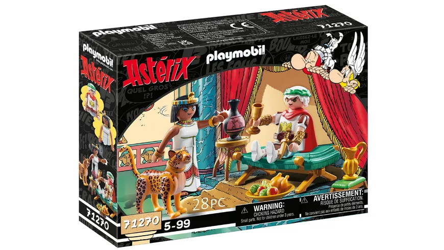 PLAYMOBIL 71270 - Asterix: Cäsar und Kleopatra
