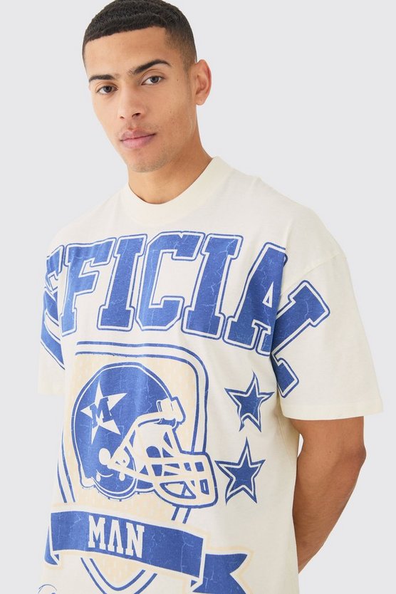 Oversize T-Shirt mit Print