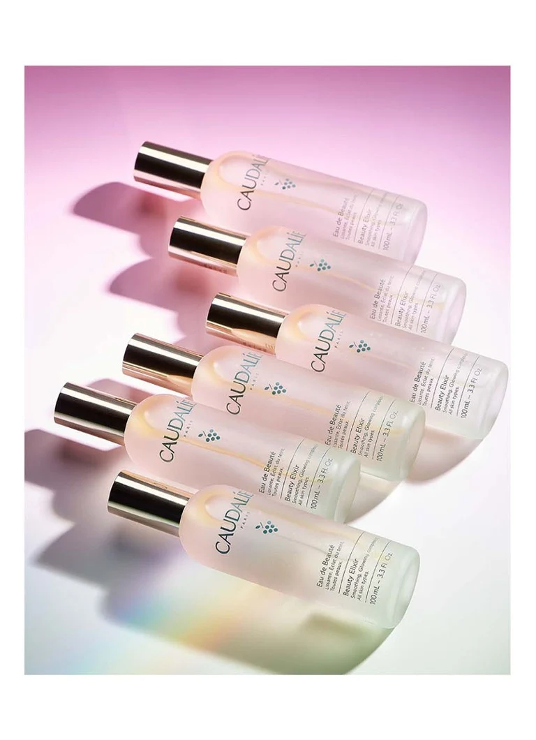 Caudalie Beauty Elixir – 2-in-1 Pflegespray für Gesicht und Make-up: Pflegender Gesichtsspray & Fixierspray