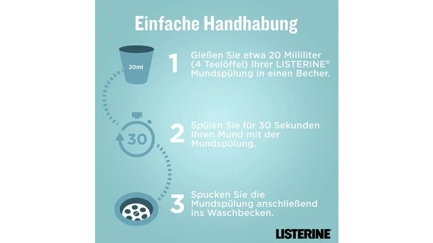 Listerine Mundspülung Cool Mint Mild 500 ml