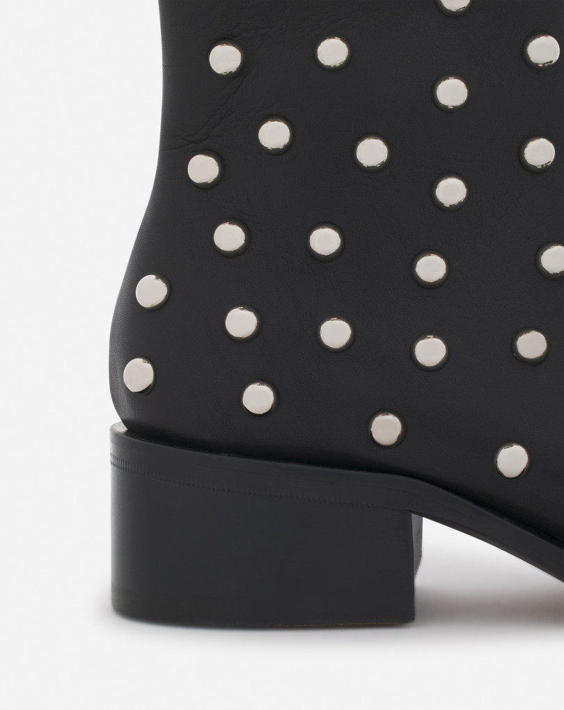 BOTTINES MEDLEY EN CUIR AVEC STUDS
