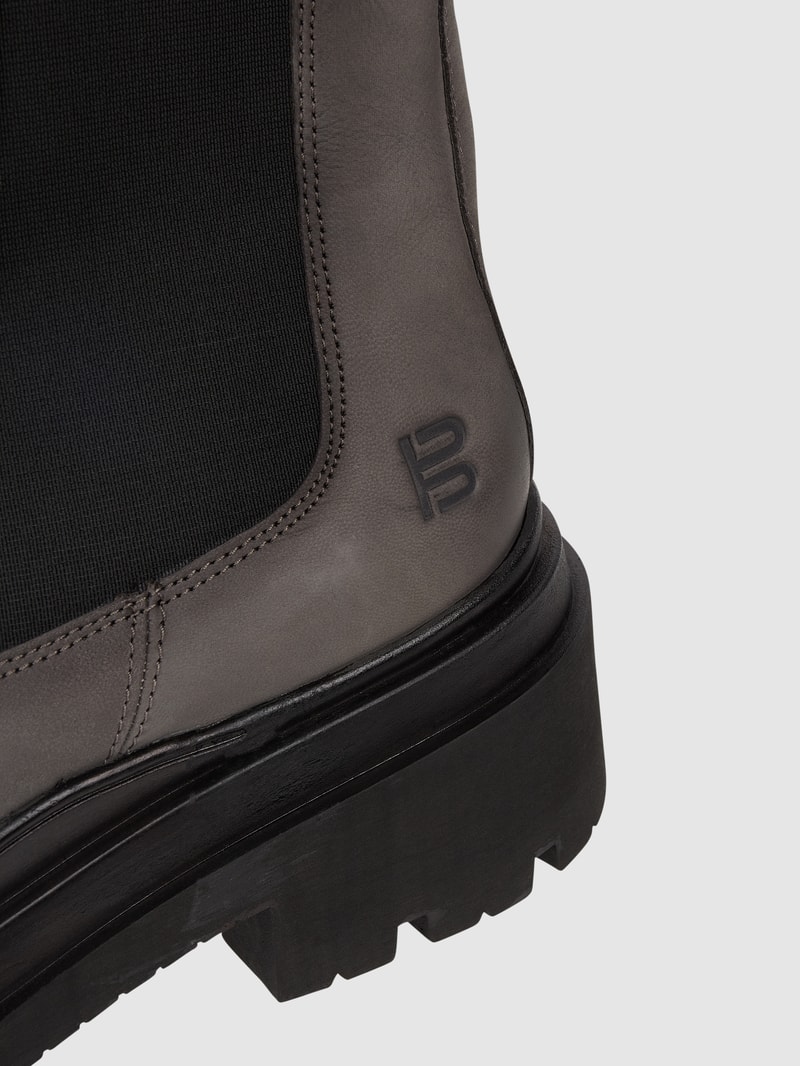 Chelsea Boots aus Leder Modell 'Rahel Evo' in mittelgrau