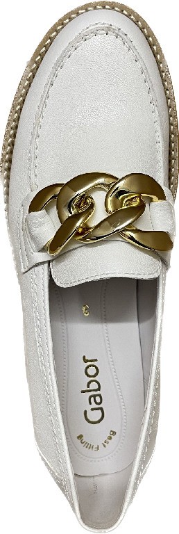 GABOR Sportliche Slipper weiss