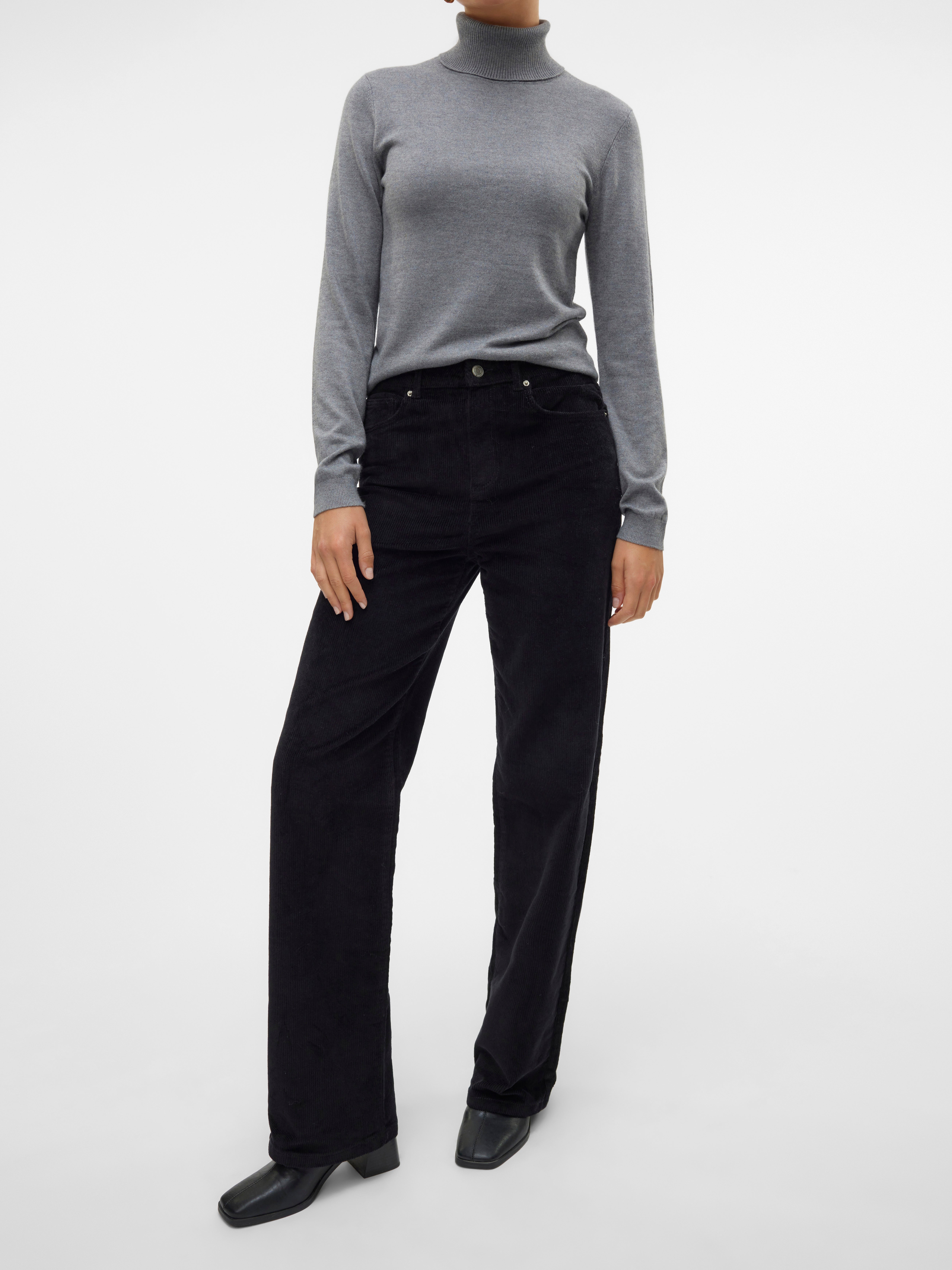 VMTESSA Hohe Taille Weit geschnitten Jeans