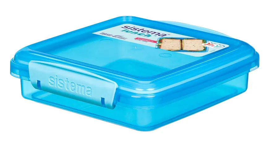 sistema Brotdose Sandwichbox 450ml Achtung: diesen Artikel gibt es in verschiedenen farblichen Ausführungen. Sie erhalten nur 1 Artikel (zufällige Auswahl im Lager). Eine Vorauswahl ist leider nicht möglich.