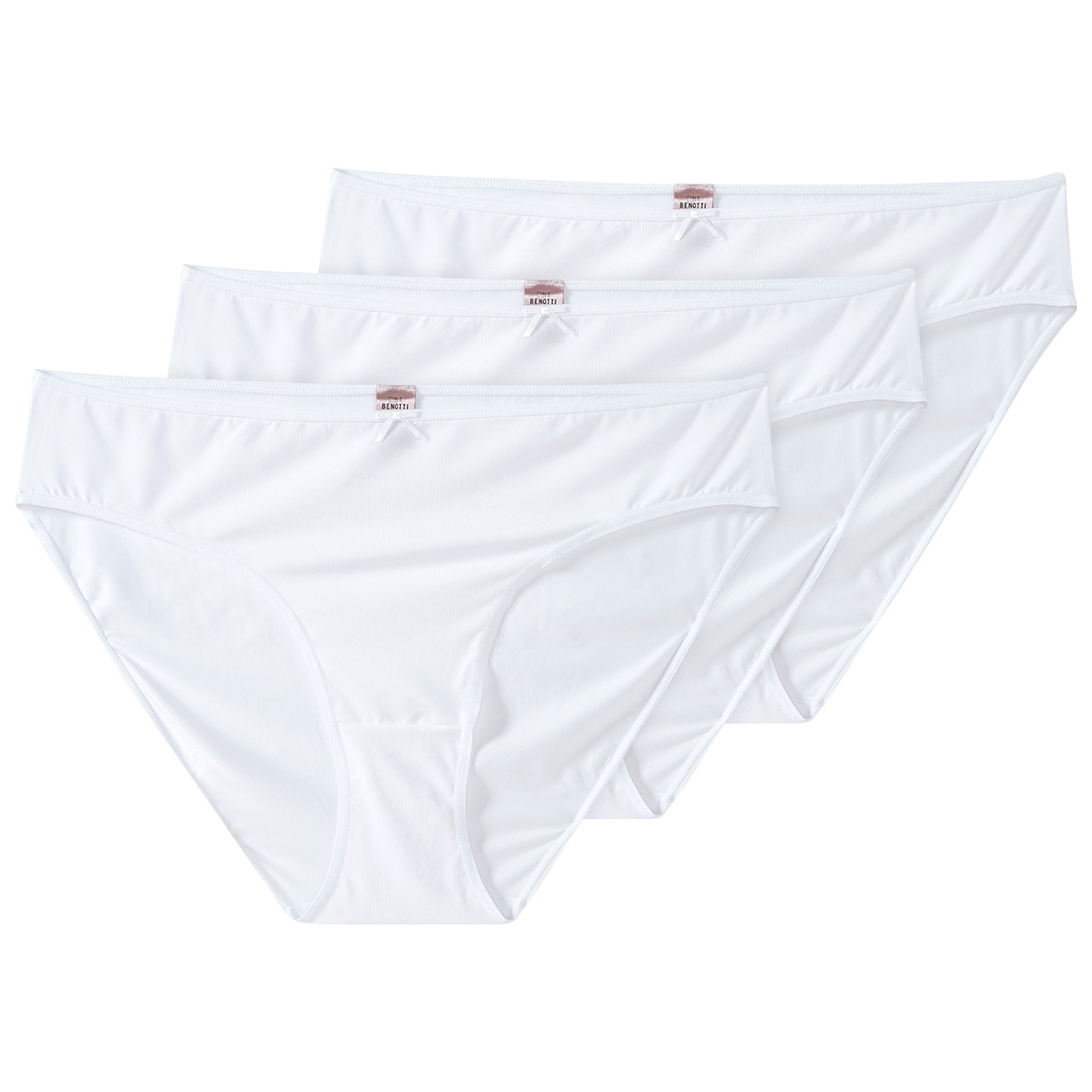 3 Damen Slips im Basic-Look