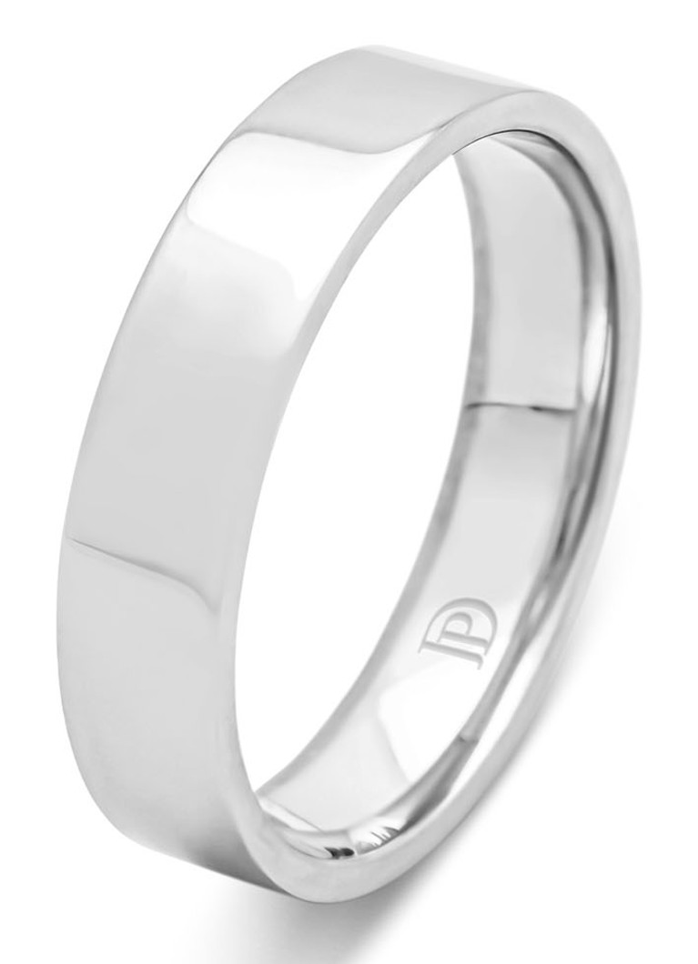 Diamond Point Witgouden Wedding Ring