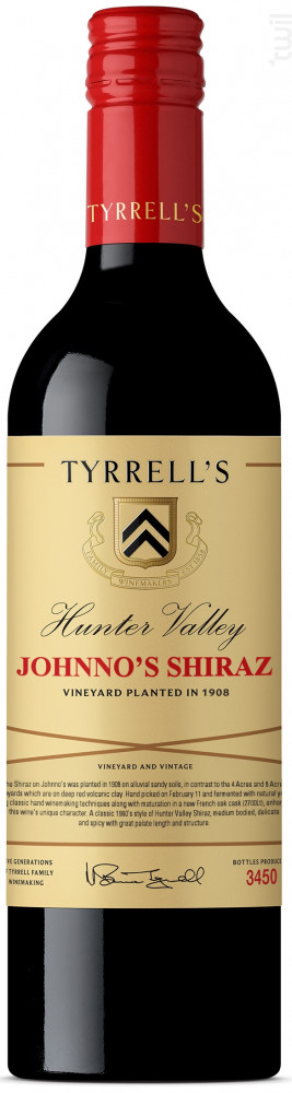 Johnno's Tyrrell's Wines Vin Rouge●Hunter Valley 2018 75cl