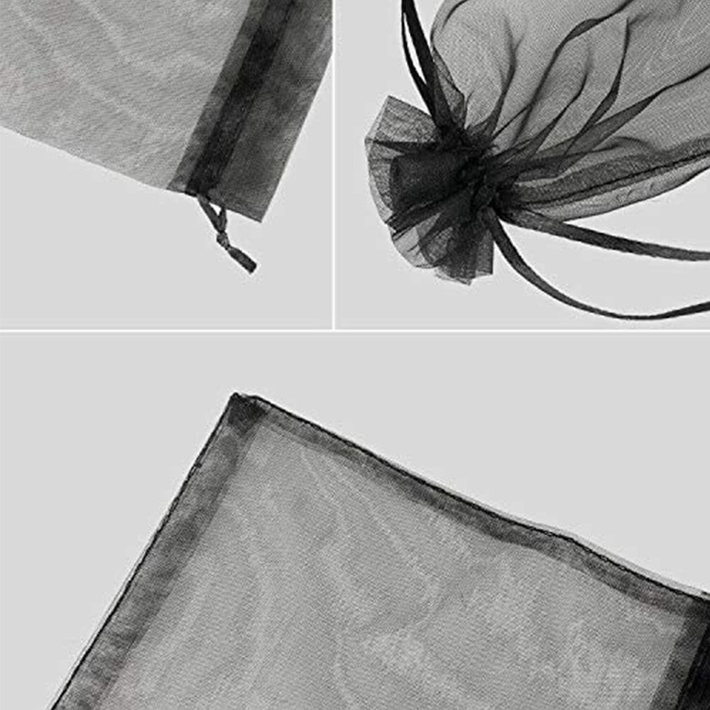 Lubgitsr Aufbewahrungstasche 100 Stück Organzasäckchen 7 X 9cm Organza Säckchen, Schmuckbeutel (100-tlg)