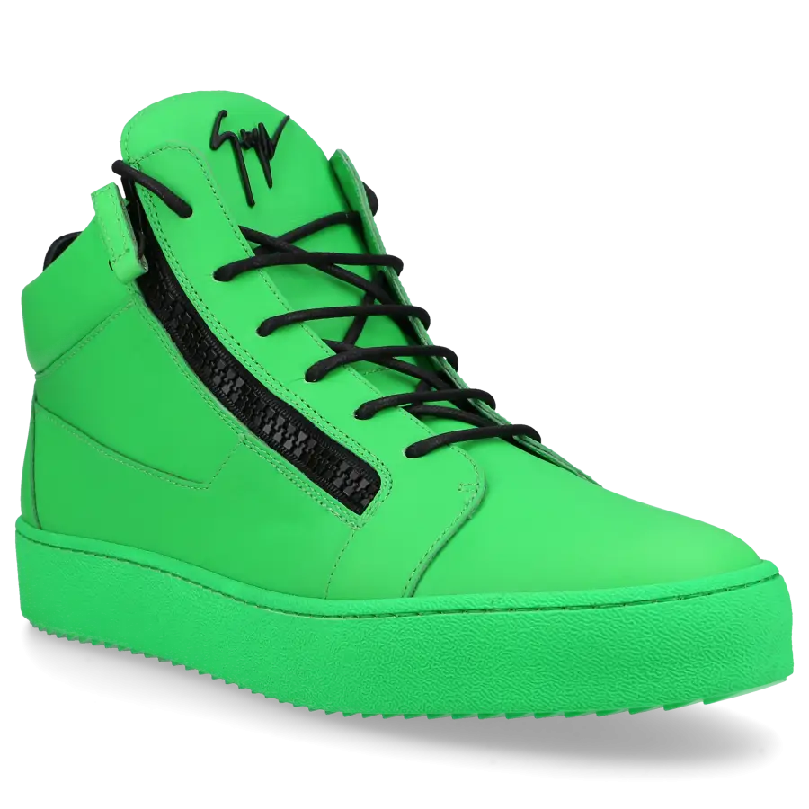 Giuseppe Zanotti - Sneaker high KRISS Kalbsleder - grün