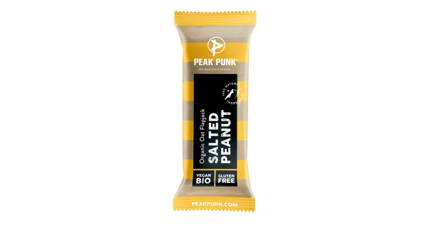 Organic Oat Flapjack Salted Peanut 60 g