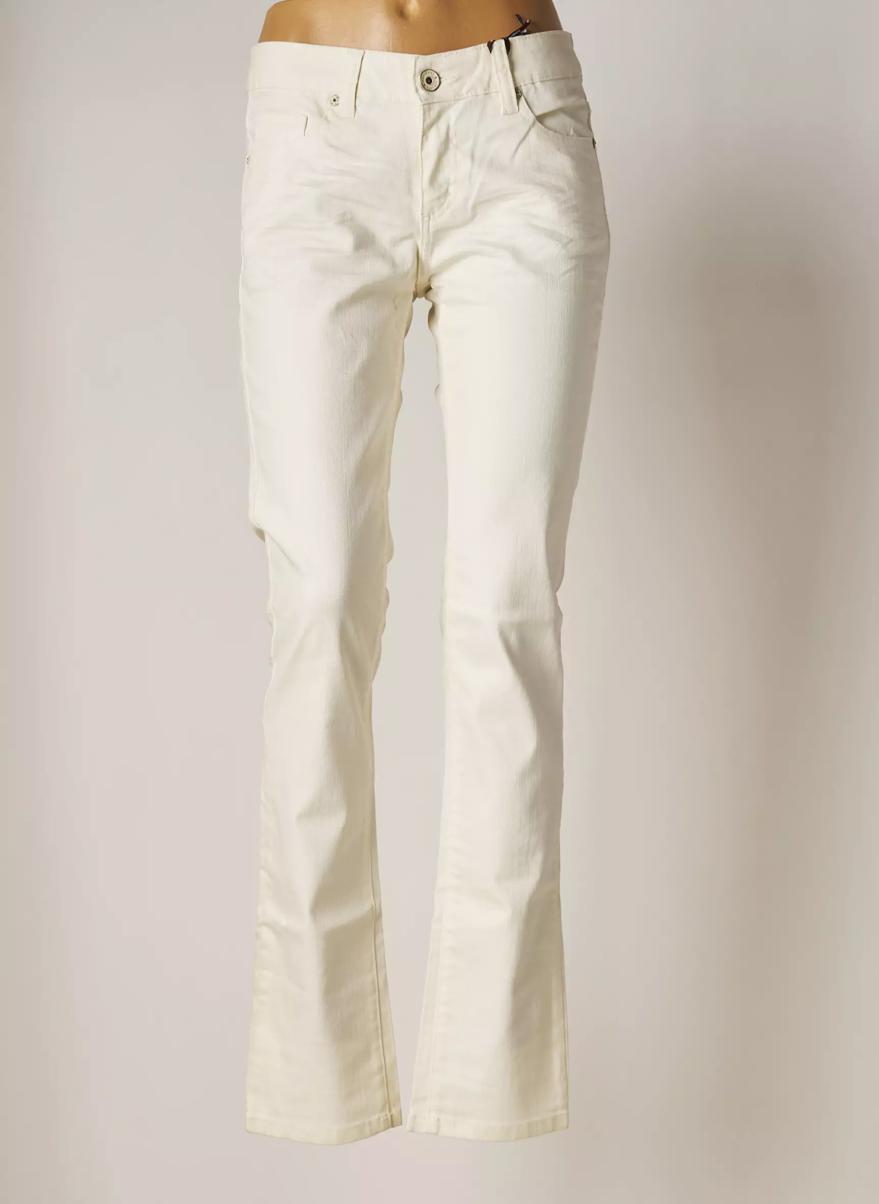 National Liberty Pantalons Droits Femme couleur beige