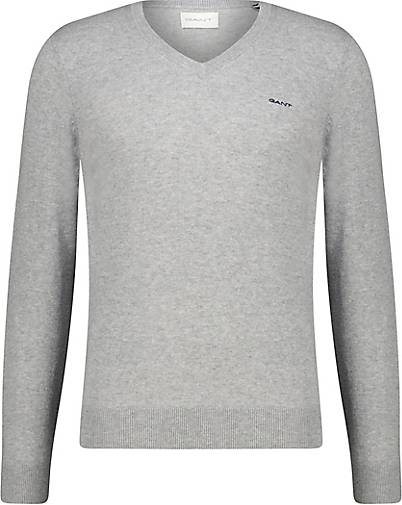 GANT Herren Strickpullover mit Schurwolle EXTRAFINE