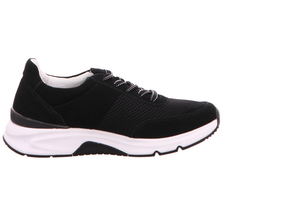GABOR Freizeit Schnürer schwarz rollingsoft by Gabor Sneaker low 46.897.