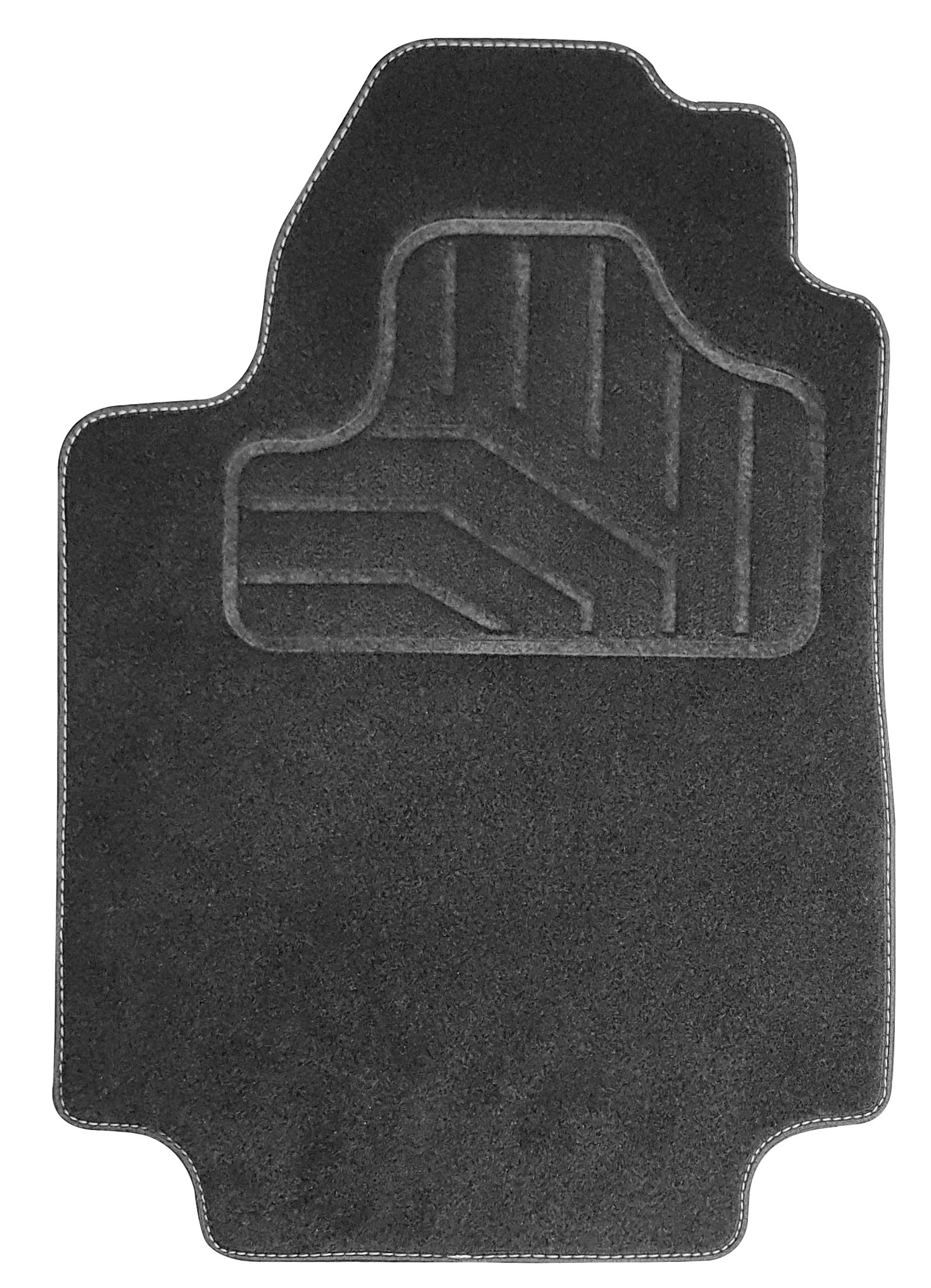 Universelle Teppich-Fußmatte für die Fahrerseite, schwarz, Norauto - ATU