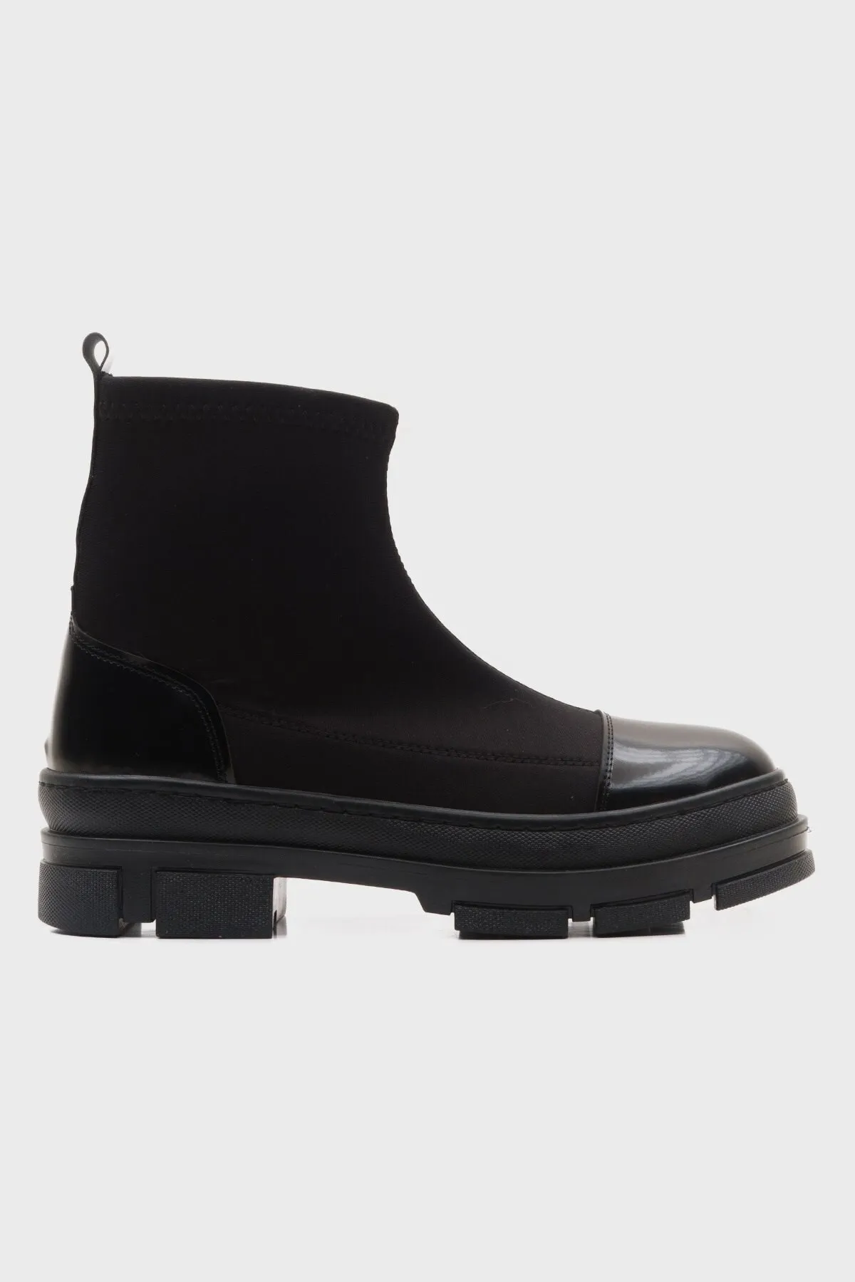 LuviShoes  Bendıs schwarze Scuba-Damenstiefel