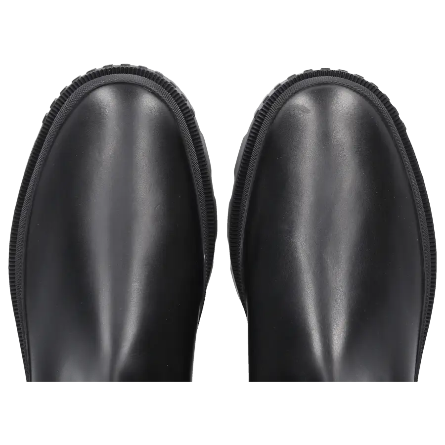 Moncler - Stiefel CHELSEA HIGH Kalbsleder Materialmix - schwarz