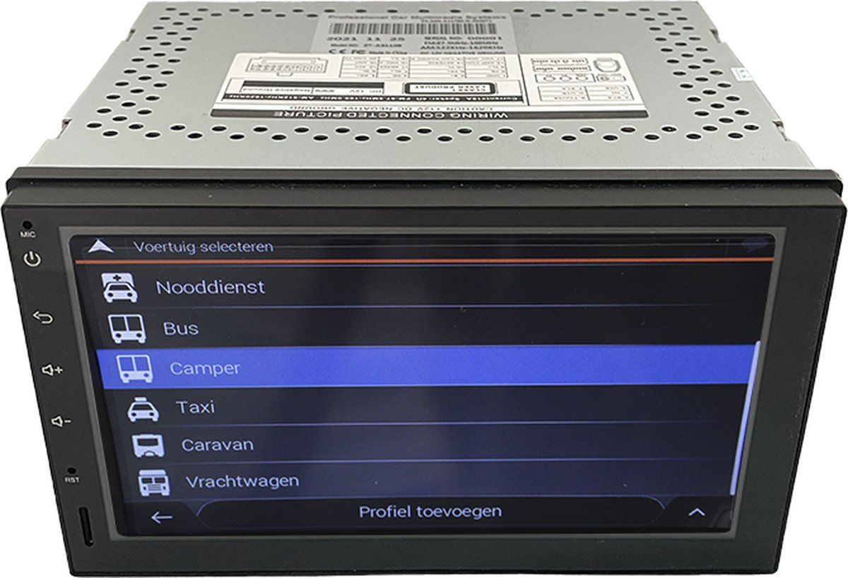BergGPS 2-DIN Einbau-Radio Camper Navigation mit Carplay