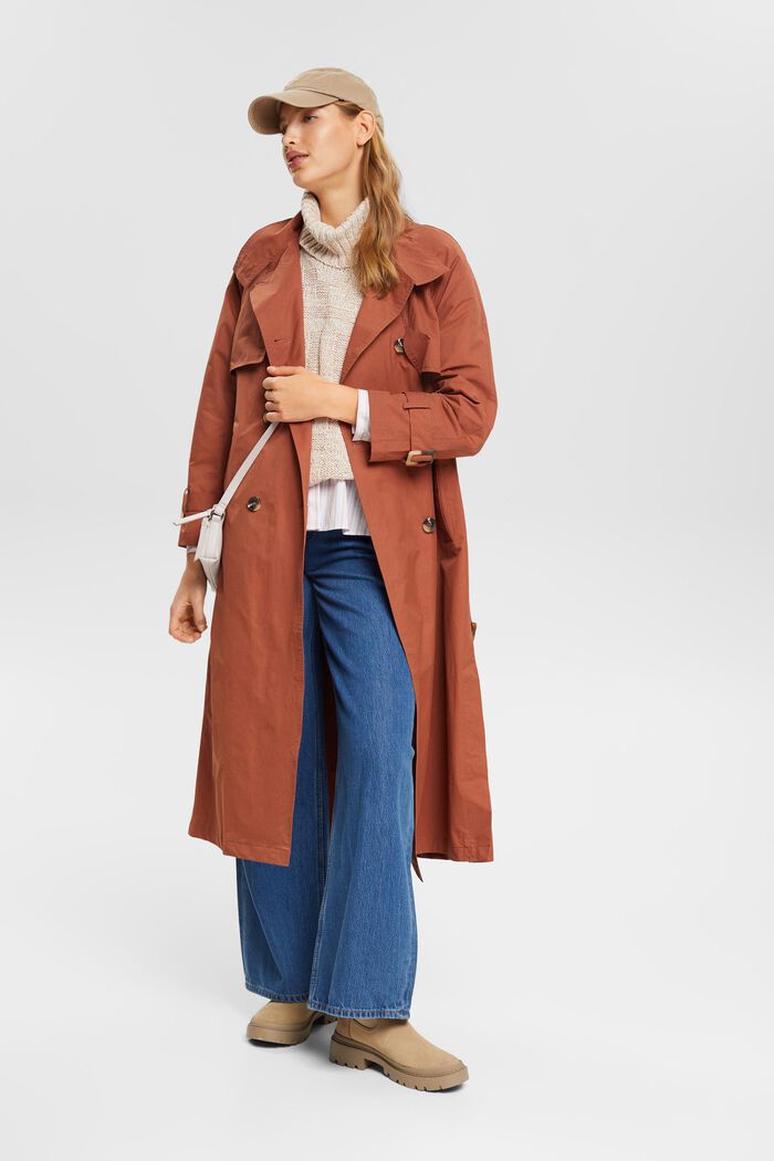 Trenchcoat mit Gürtel