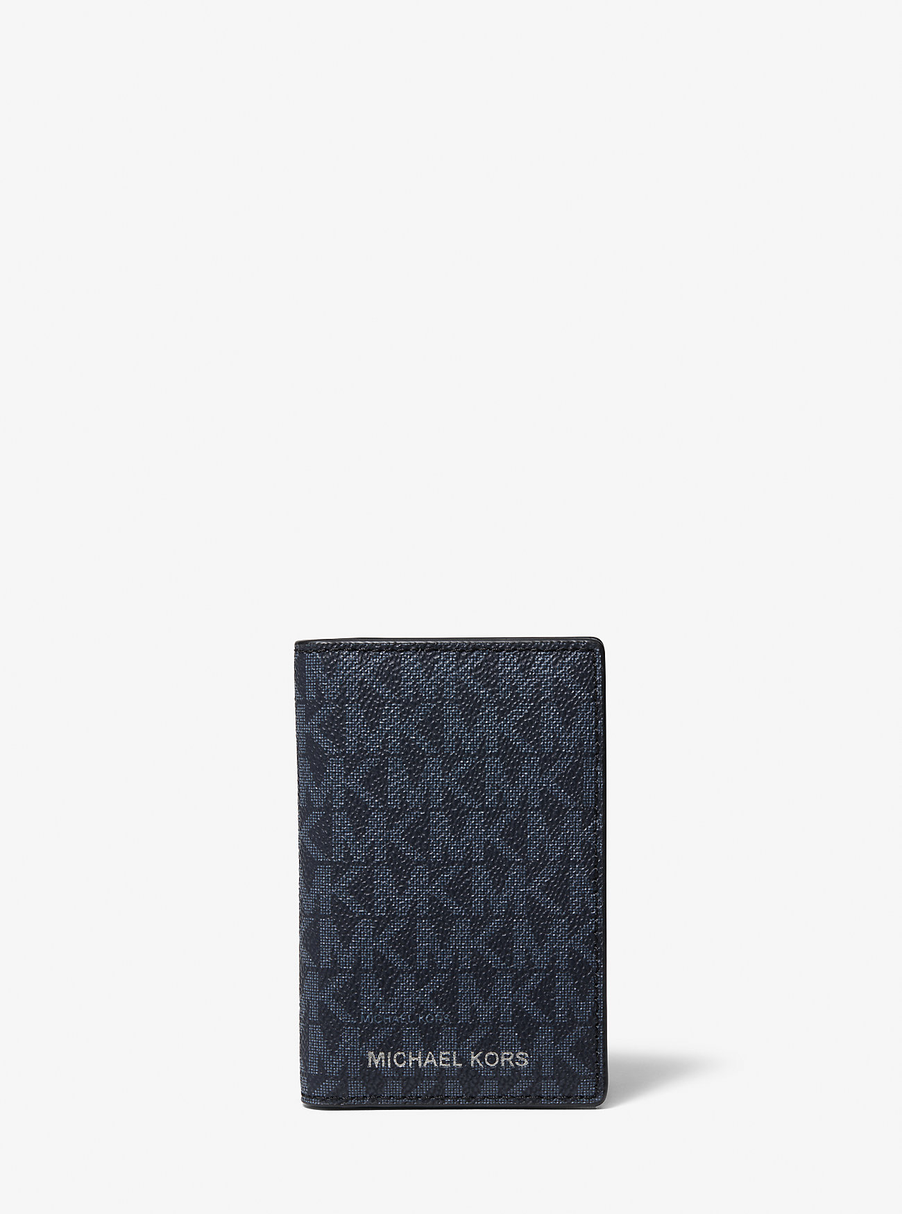 Mason Logo Bi-Fold Card Case - ADMRL/PLBLUE