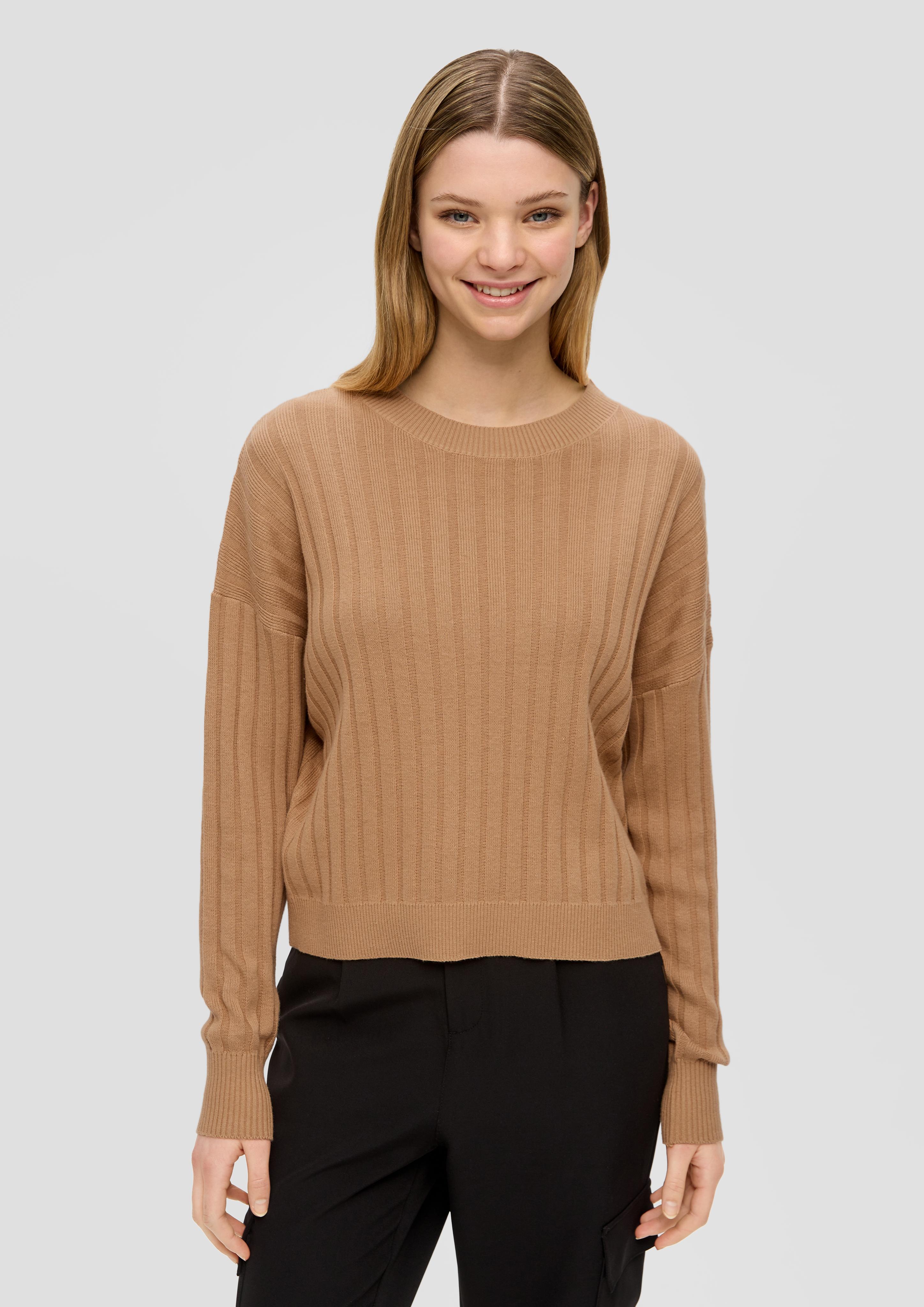 Weicher Strickpullover aus Baumwollmix  2140610-8457