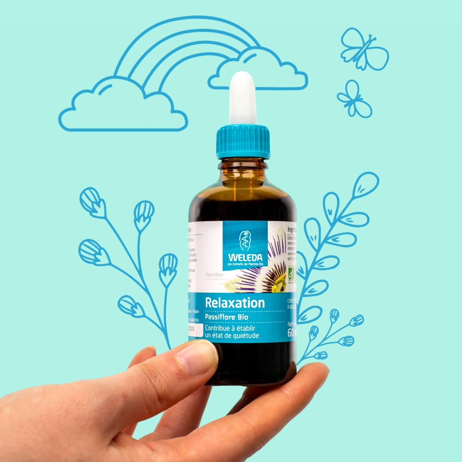 Weleda EPB® Passiflore Bio Relaxation - Complément Alimentaire Naturel - 60 ml