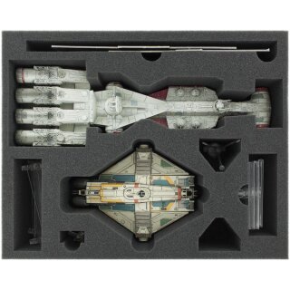 Feldherr 90mm Schaumstoffeinlage für Star Wars X-Wing Tantive IV und Ghost