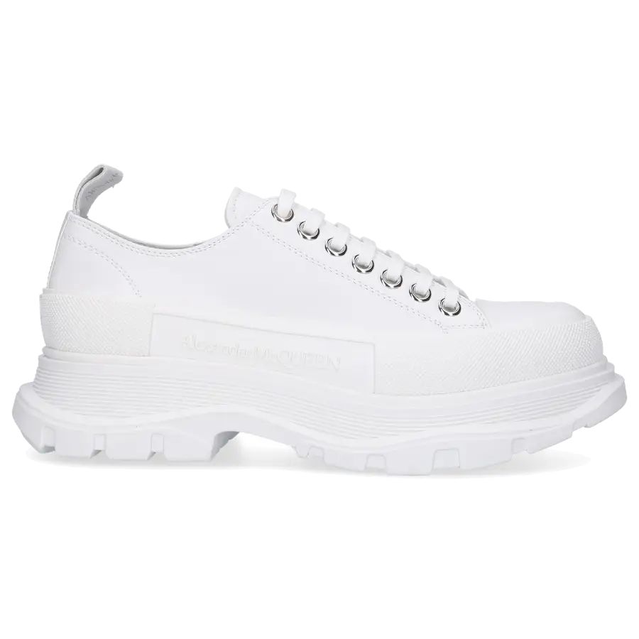 Alexander McQueen - Sneaker low DECK PLIMSOLL Kalbsleder - weiß