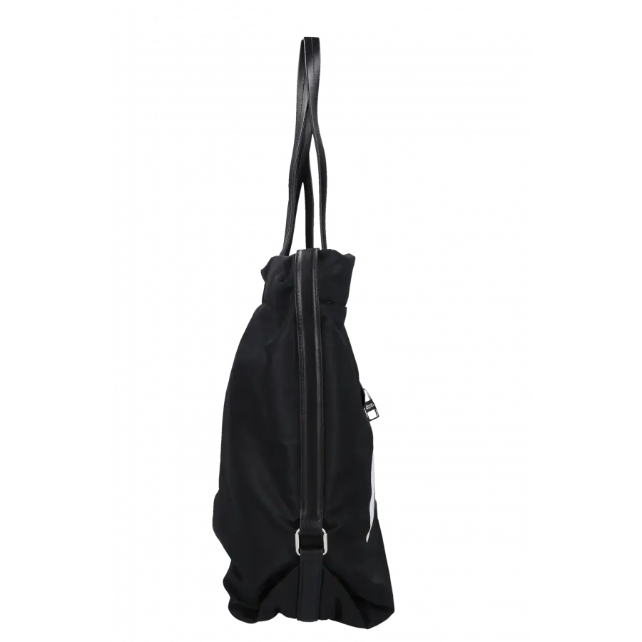 Alexander McQueen - Shopper GRAFFITI Nylon - schwarz