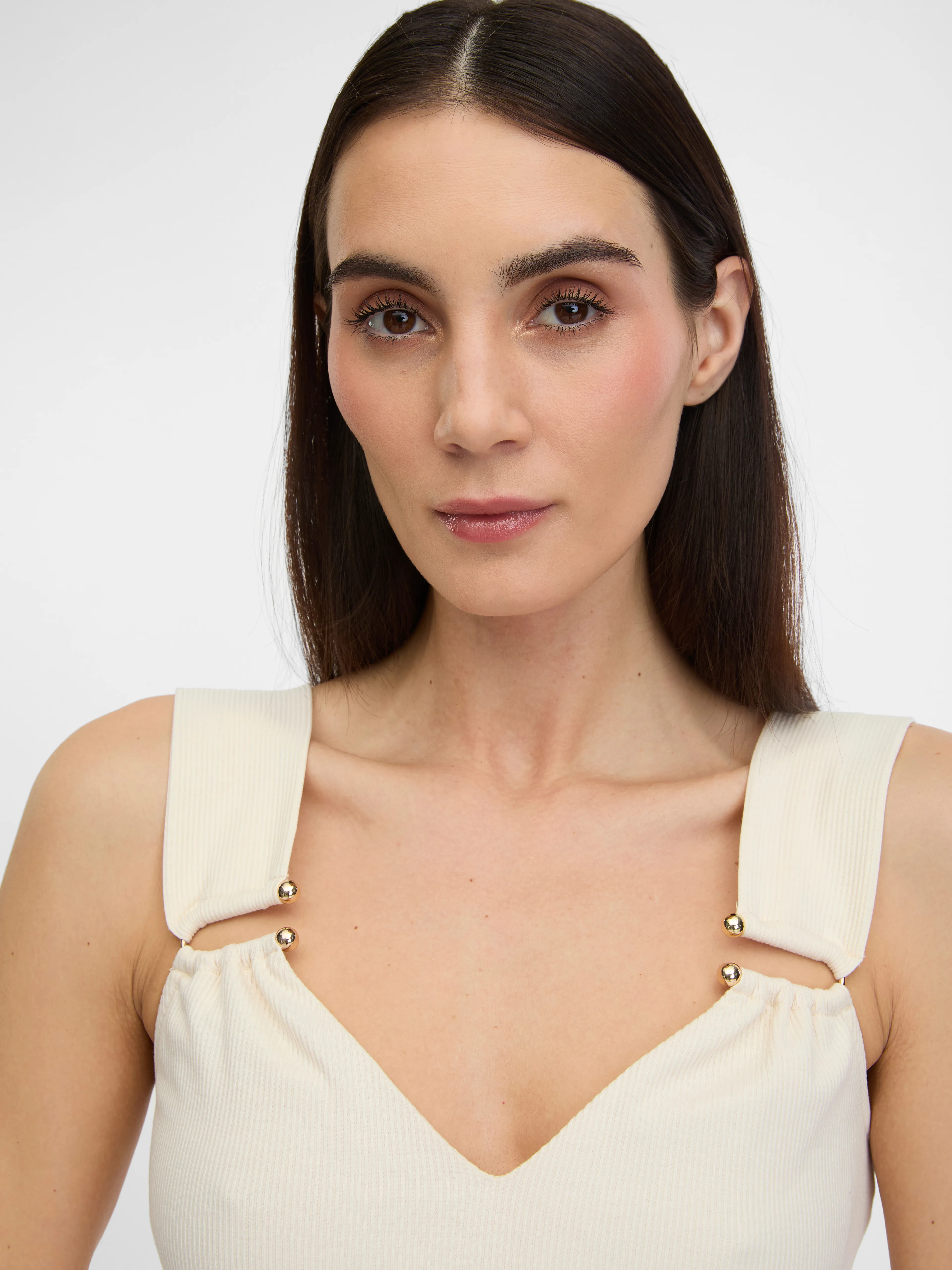 Cremefarbenes Damen-Tank-Top ORSAY