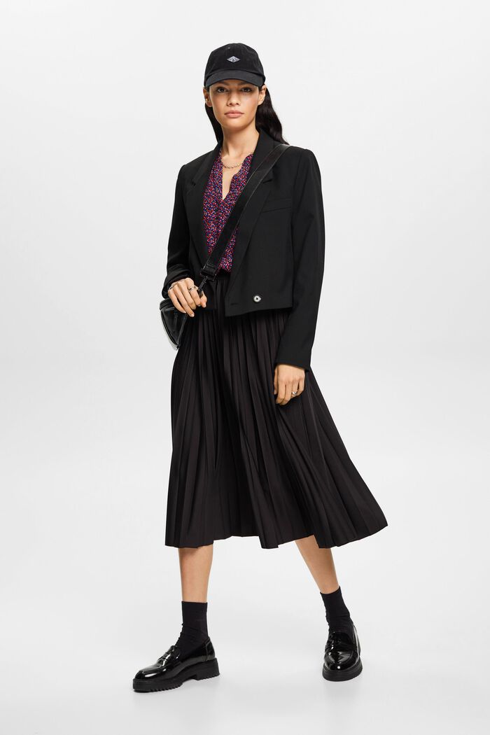 Bluse mit V-Ausschnitt und Muster