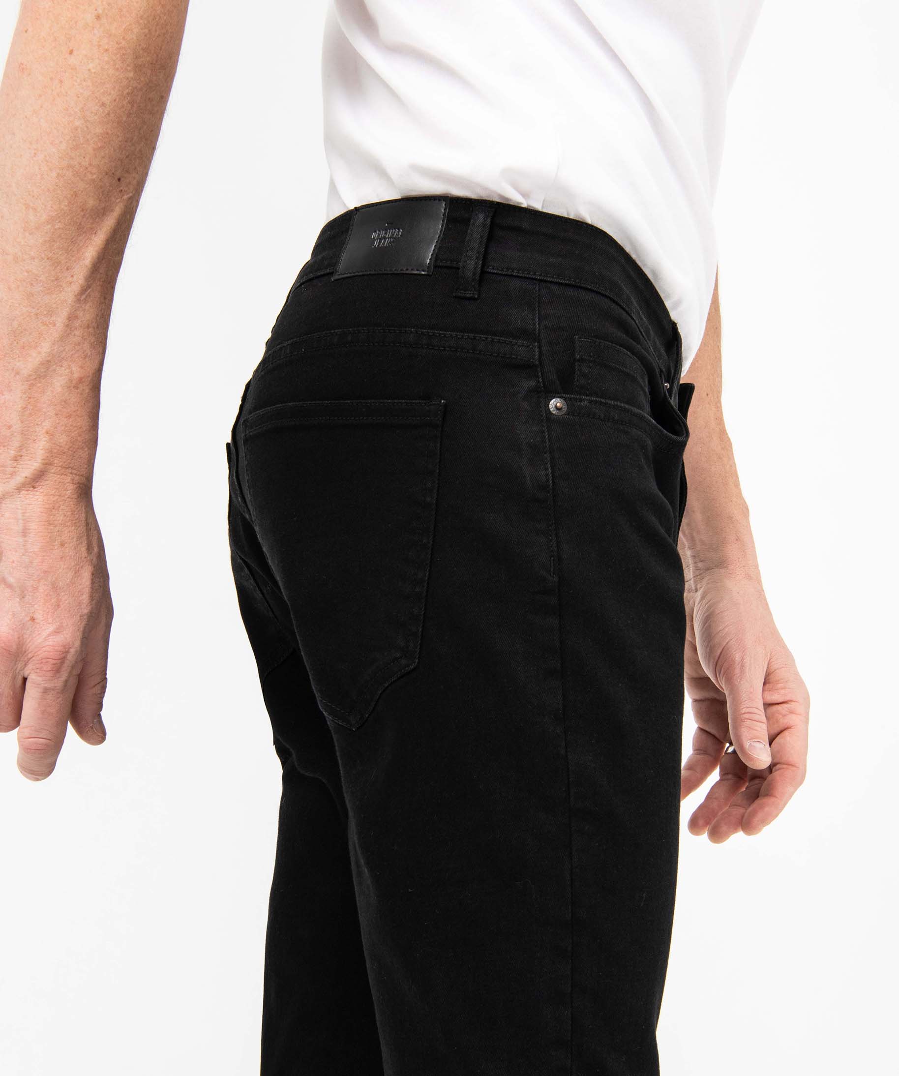 Jean homme straight en coton stretch brut | GEMO