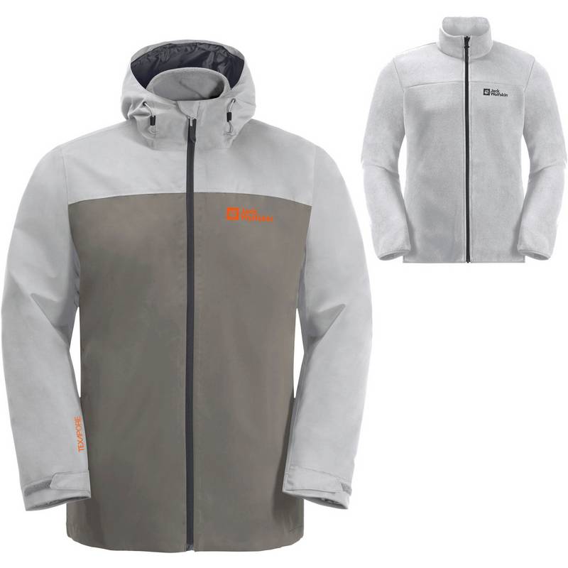 Jack Wolfskin TAUBENBERG 3IN1 Doppeljacke Herren