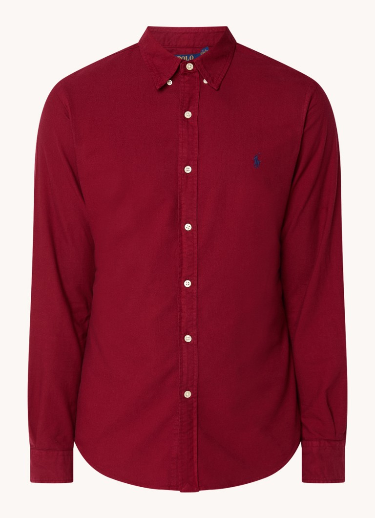 Ralph Lauren slim fit košulja s ovratnikom na kopčanje