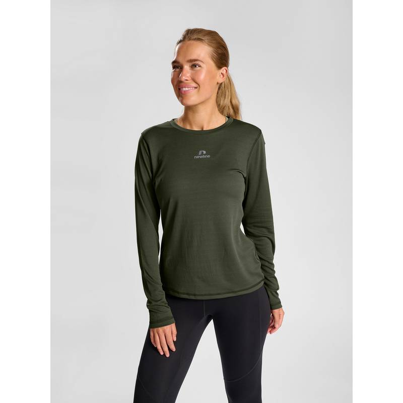 Newline nwlBEAT POLY LS TEE WOMAN T-Shirt Damen