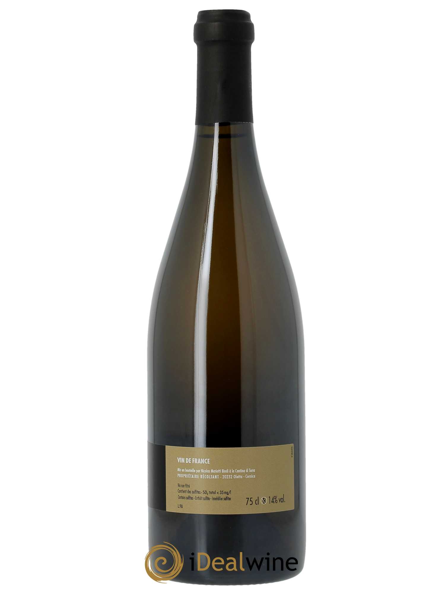 Vin de France Mursaglia Nicolas Mariotti Bindi  2020 - Lot de 1 Bouteille