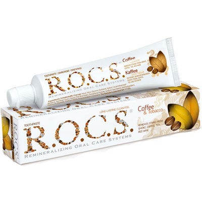 R.O.C.S. Kaffee und Tabak Zahncreme