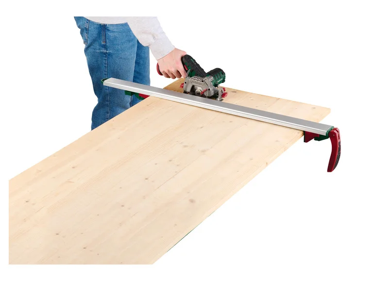 Trilho PARKSIDE® com costura overlock e guia PSS A1
