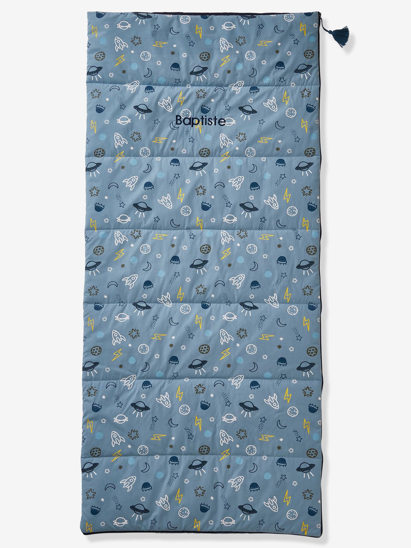 Sac de couchage personnalisable Cosmos bleu