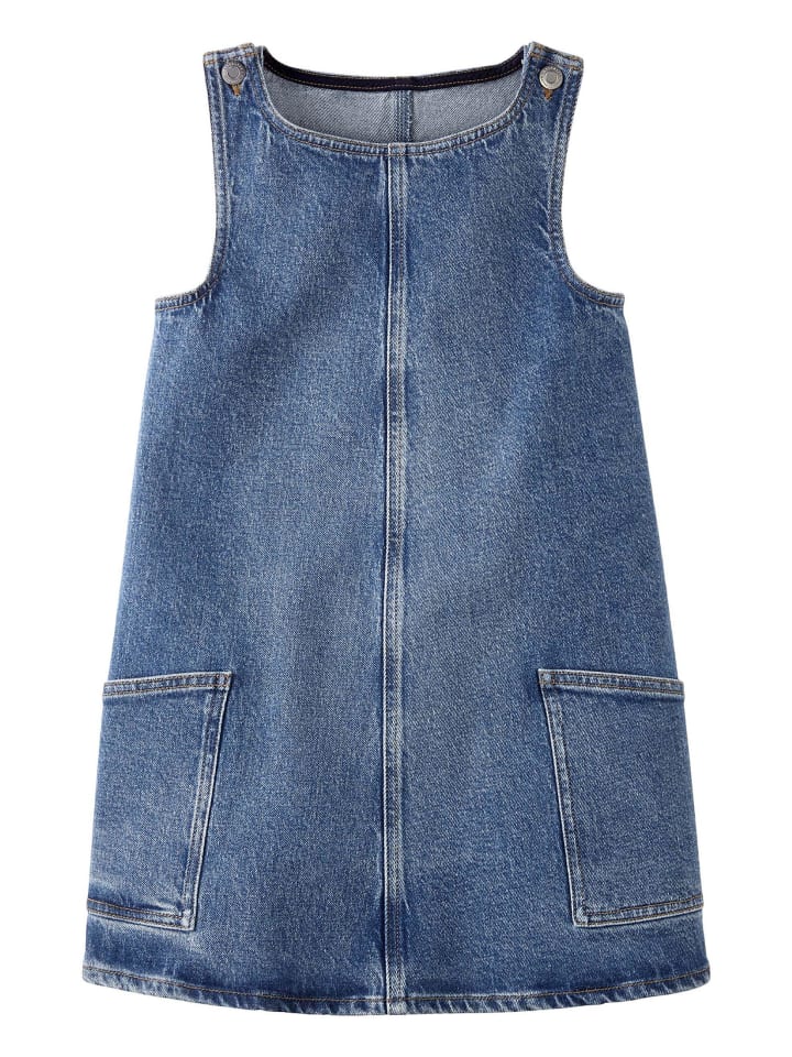 Hessnatur Denim Kleid Regular in light blue günstig kaufen 134/140