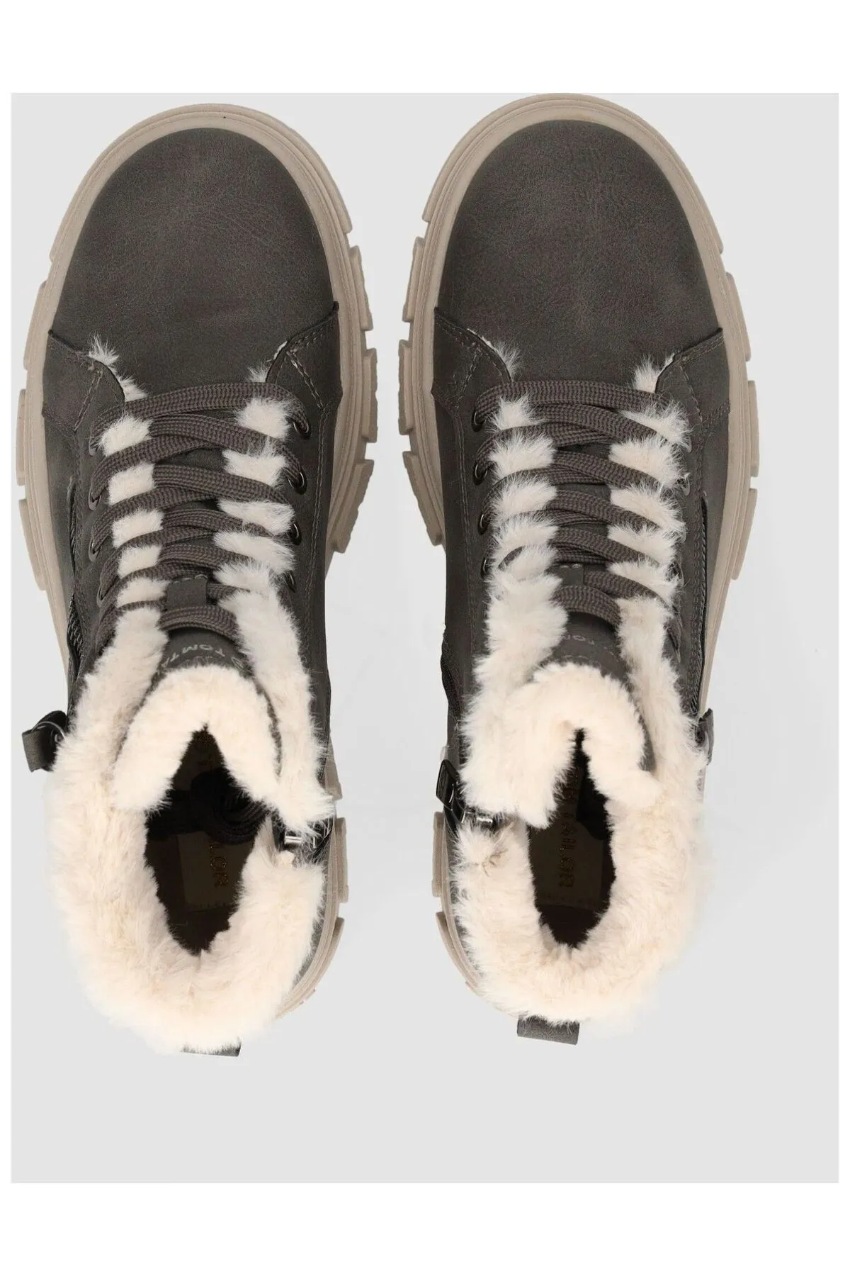 Tom Tailor  Stiefelette - Grau - Blockabsatz