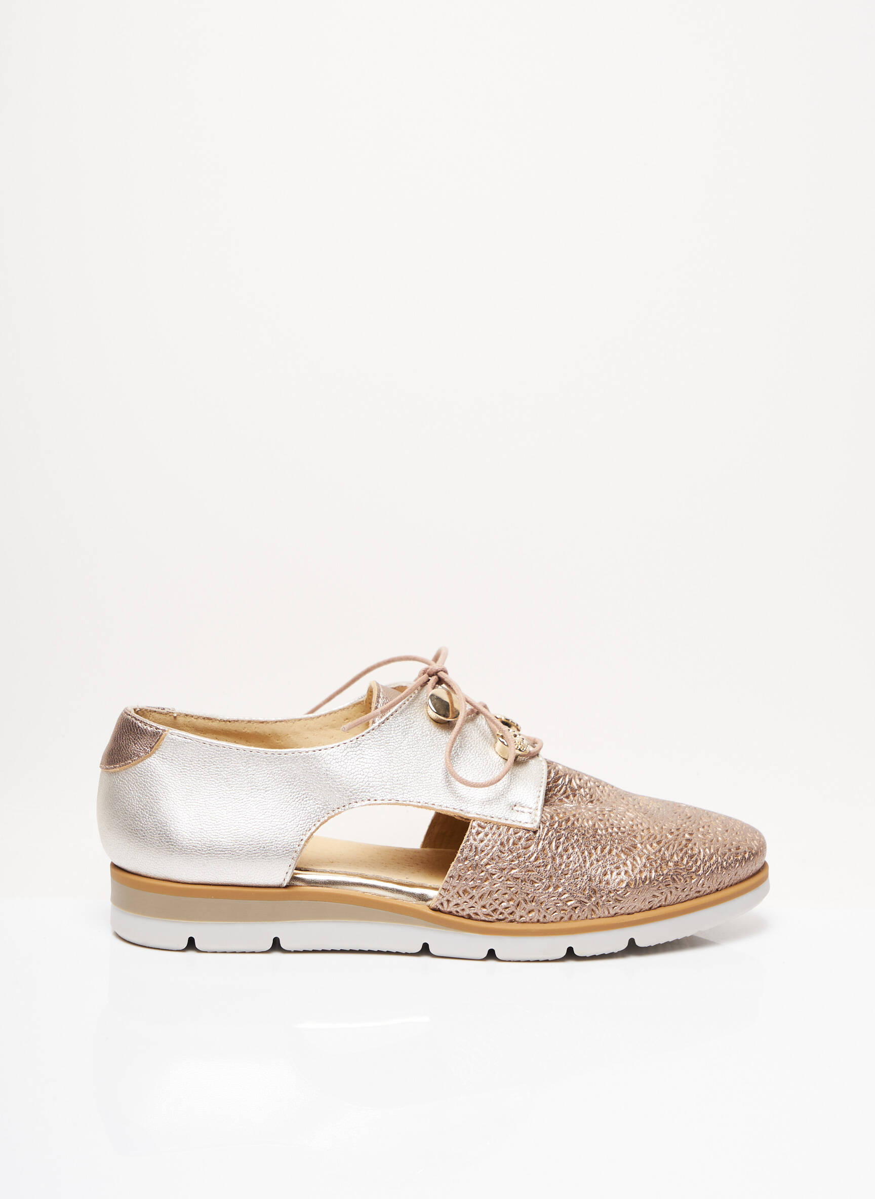 Folie S Derby Femme couleur beige