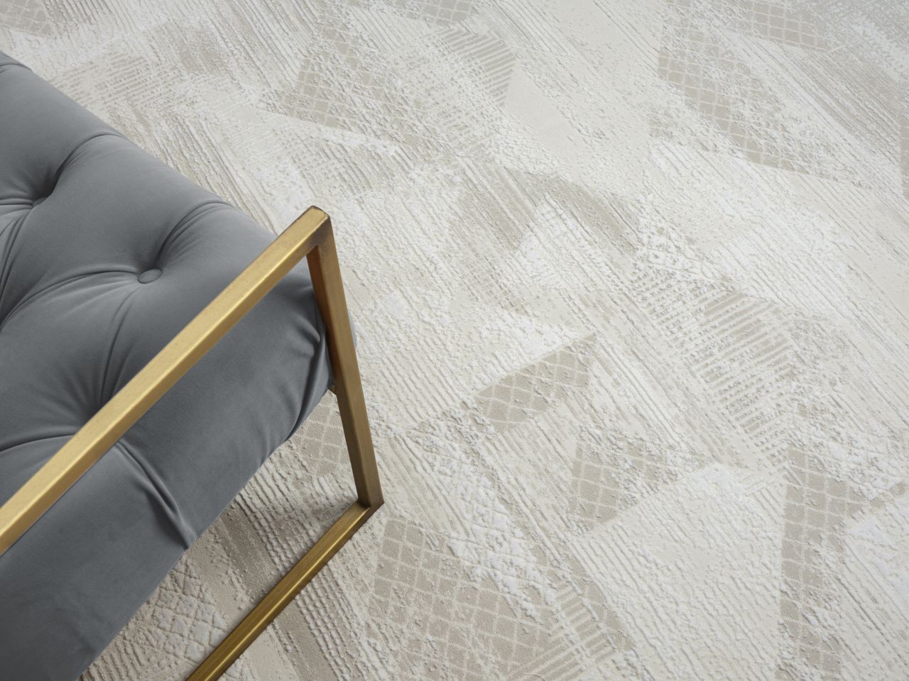 MyFlair Teppich Siena , 200cm x 290cm, Farbe Beige, rechteckig, Florhöhe 10mm