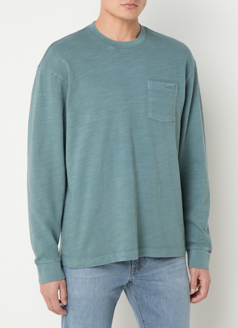 T-shirt a maniche lunghe Levi's con taschino sul petto