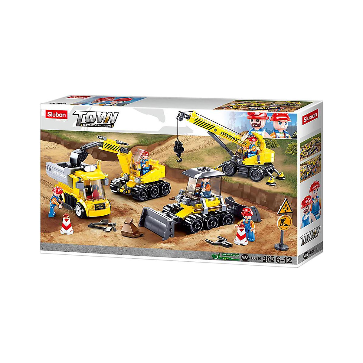 Baustellenfahrzeuge Set (463 Teile)