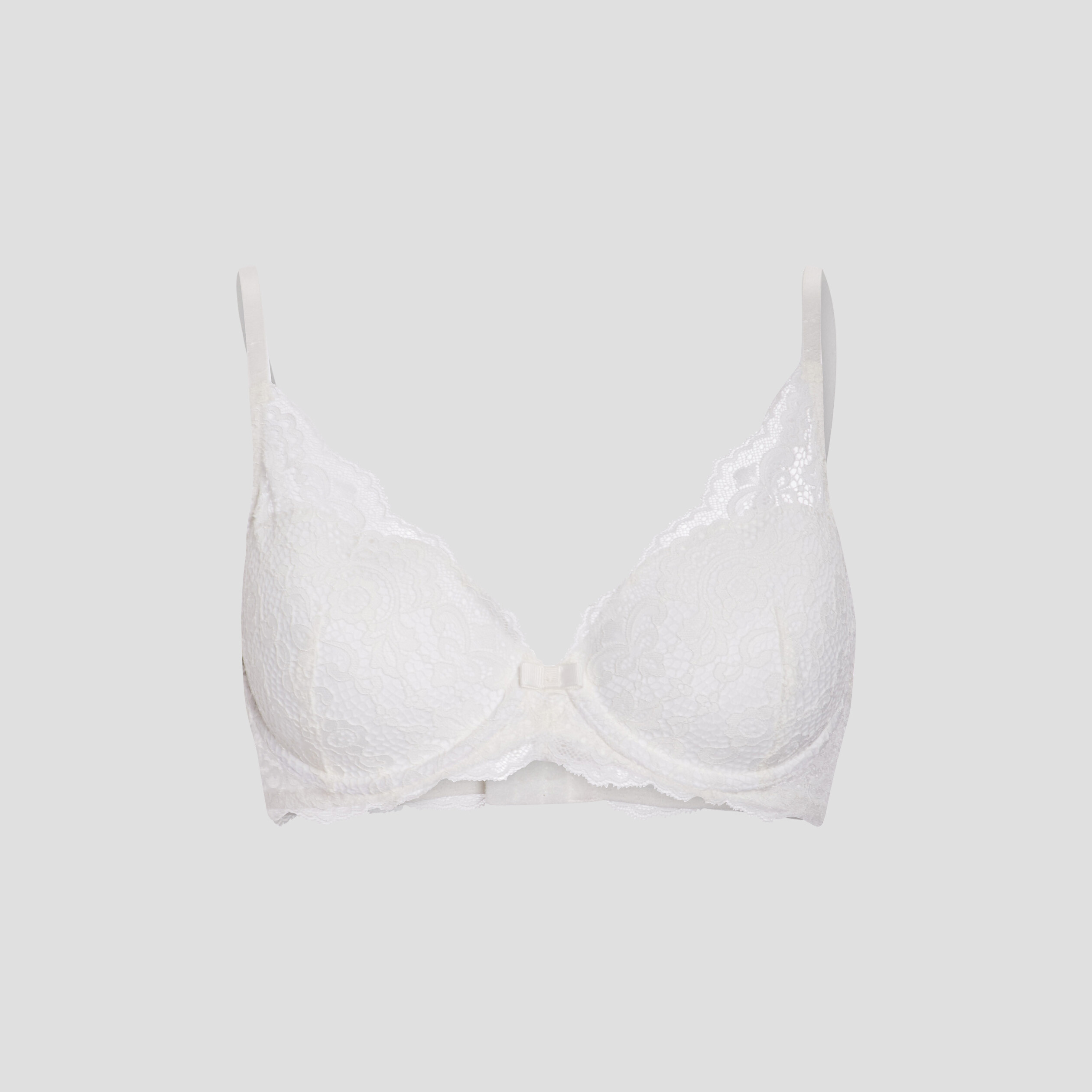 Soutien-gorge foulard en dentelle ecru femme | La Halle