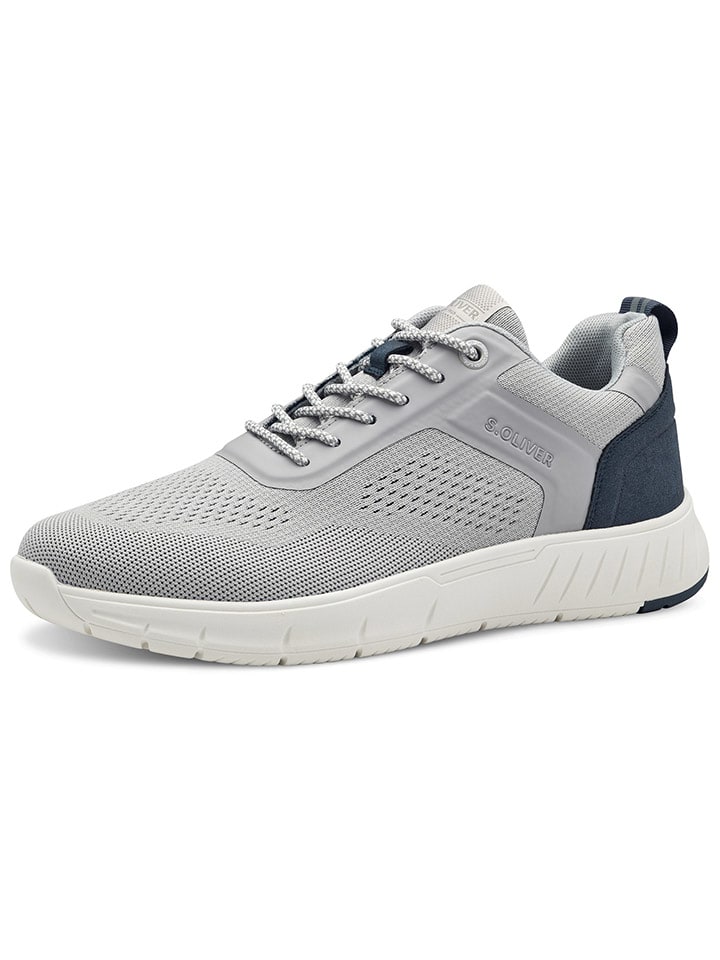 s.Oliver Sneakers in Grau/ Dunkelblau günstig kaufen