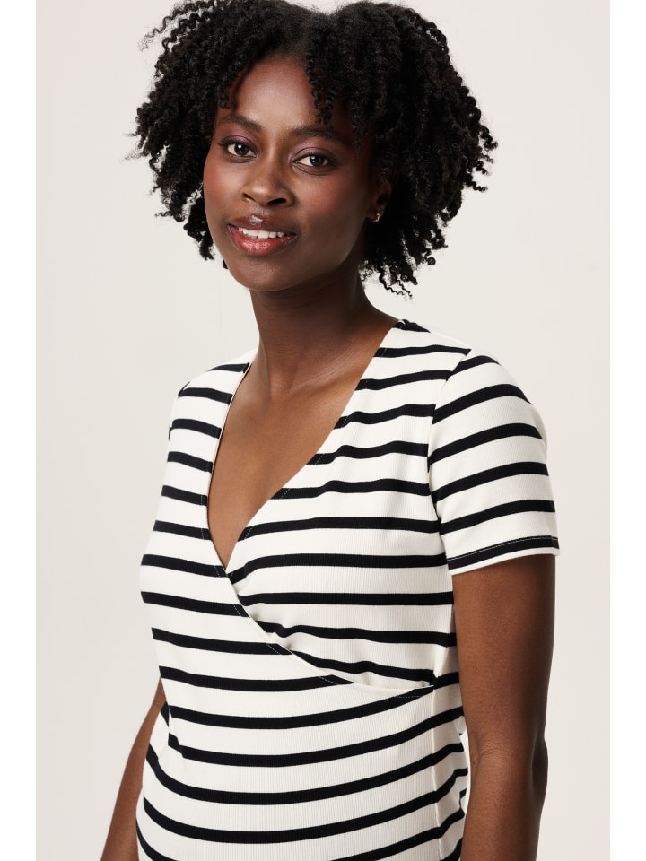 Noppies Still-Kleid Soiree in Cream Stripe günstig kaufen