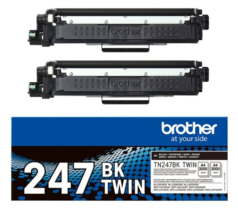 Brother TN247BKTWIN Original Tonerkartusche 2 Stück