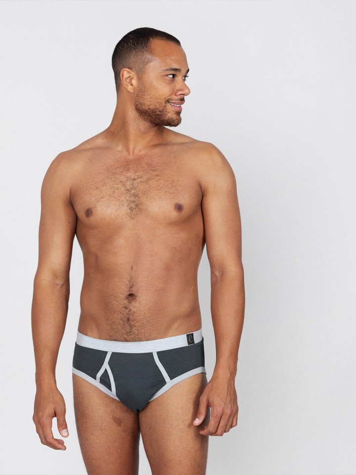 Erlich Textil  Slip THEO in graphit günstig kaufen